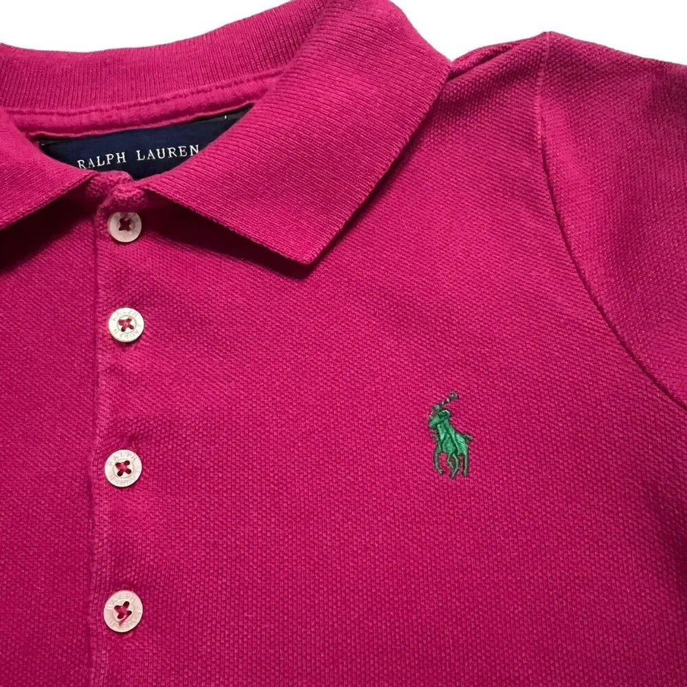 Ralph Lauren 6Y Pink Polo Dress